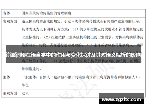 崩裂词缀在语言学中的作用与变化探讨及其对语义解析的影响